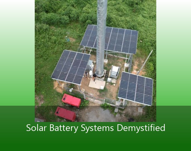 Solar Battery Systems Demystified